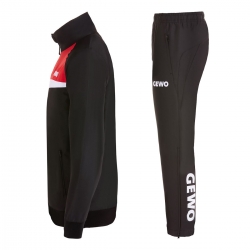 GEWO Trainingsanzug Fondi I schwarz/rot