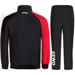 GEWO Trainingsanzug Fondi I schwarz/rot