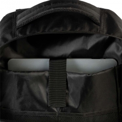 GEWO Rucksack Stripes schwarz/lime