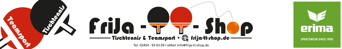 Startseite • Tischtennis und ERIMA-Teamsportbekleidung, FriJa TT-Shop - Ihr Spezialist